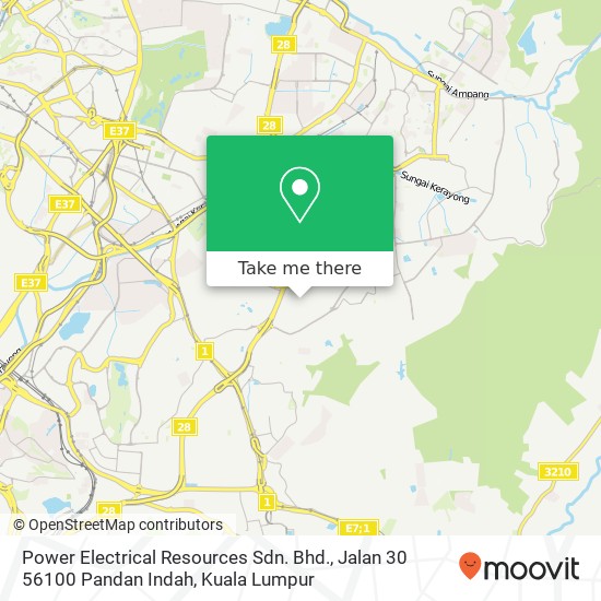 Peta Power Electrical Resources Sdn. Bhd., Jalan 30 56100 Pandan Indah