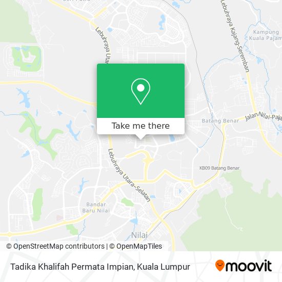 Tadika Khalifah Permata Impian map