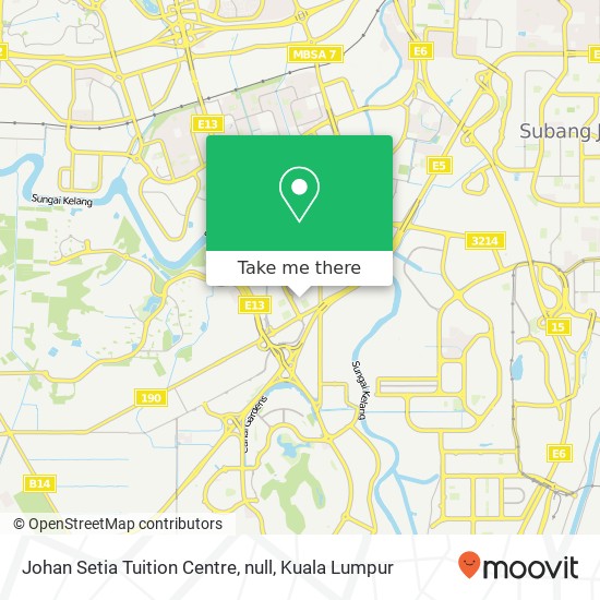 Johan Setia Tuition Centre, null map