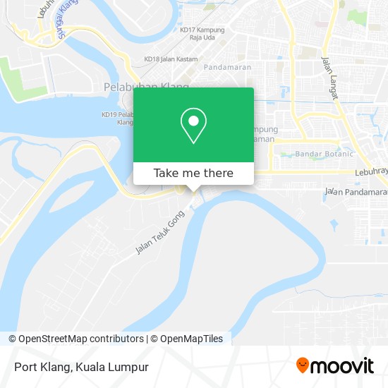 Port Klang map