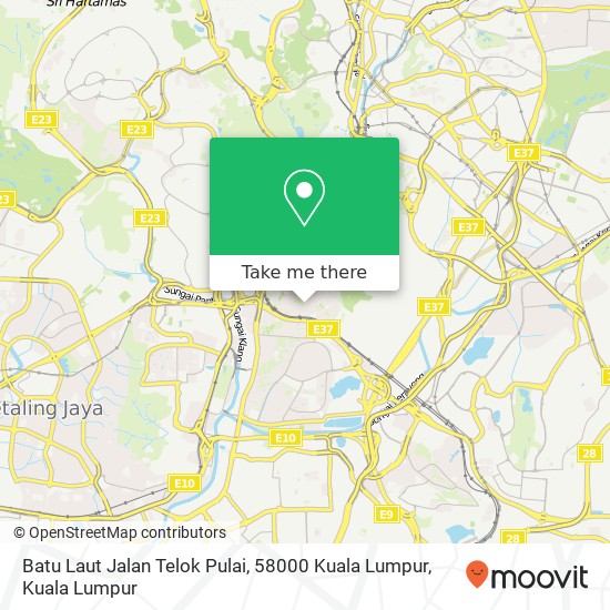 Batu Laut Jalan Telok Pulai, 58000 Kuala Lumpur map