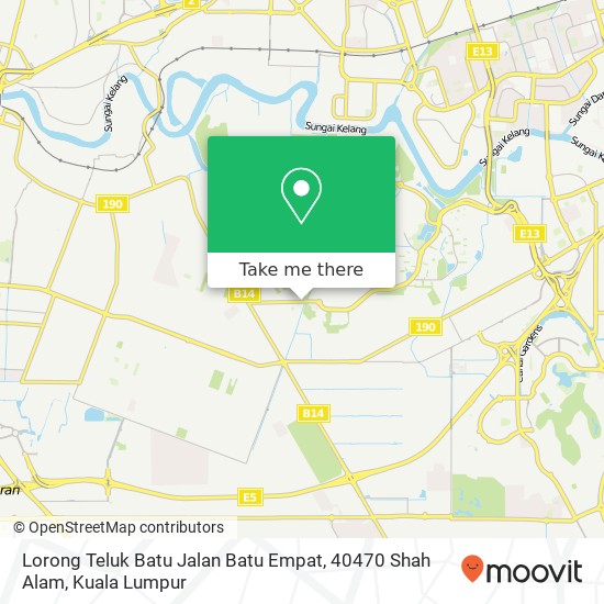Lorong Teluk Batu Jalan Batu Empat, 40470 Shah Alam map