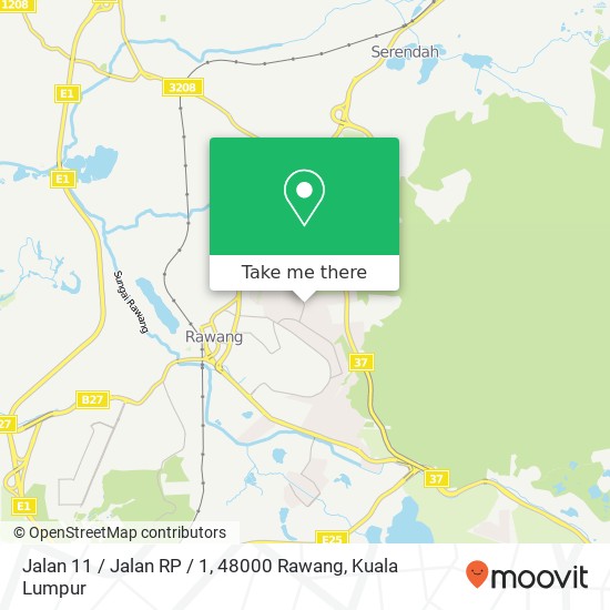 Jalan 11 / Jalan RP / 1, 48000 Rawang map