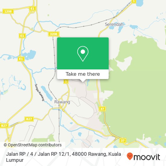 Jalan RP / 4 / Jalan RP 12 / 1, 48000 Rawang map