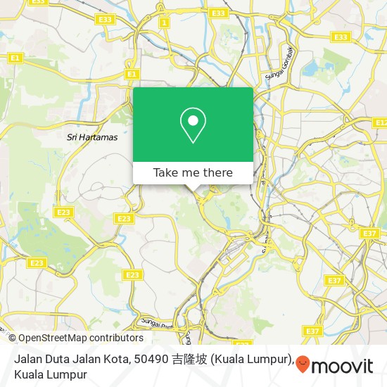 Jalan Duta Jalan Kota, 50490 吉隆坡 (Kuala Lumpur) map