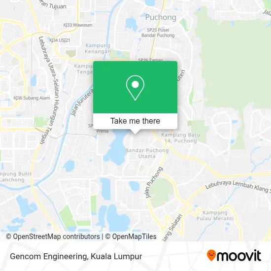 Gencom Engineering map