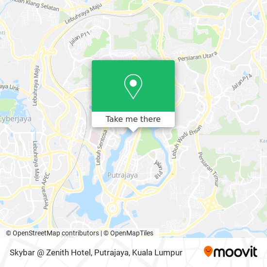 Peta Skybar @ Zenith Hotel, Putrajaya