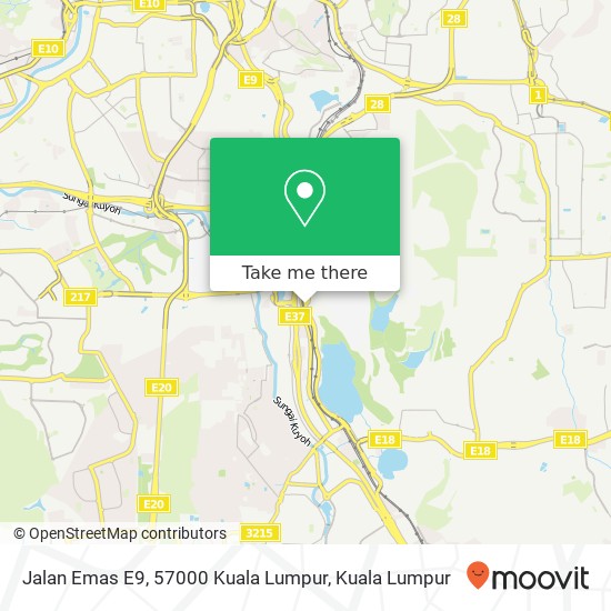 Jalan Emas E9, 57000 Kuala Lumpur map