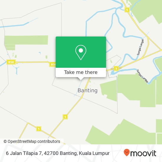 6 Jalan Tilapia 7, 42700 Banting map