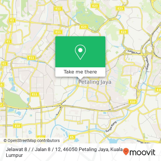 Jelawat 8 / / Jalan 8 / 12, 46050 Petaling Jaya map