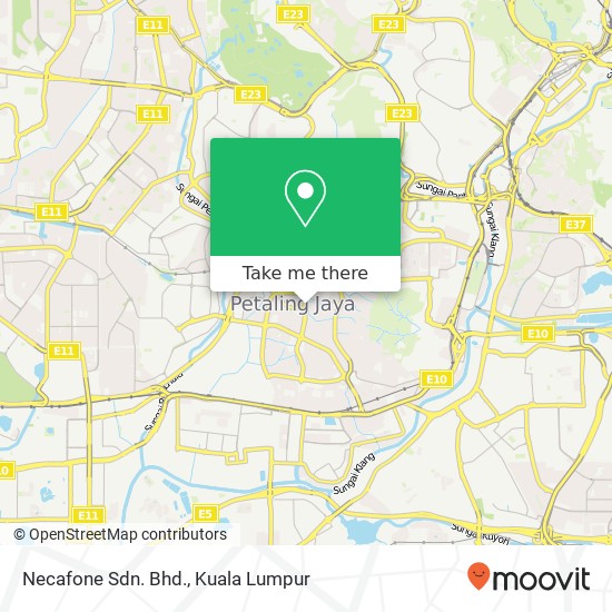 Necafone Sdn. Bhd. map