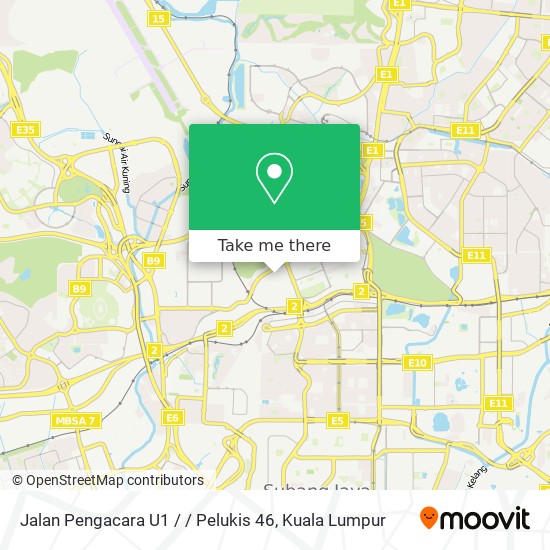 Jalan Pengacara U1 / / Pelukis 46 map