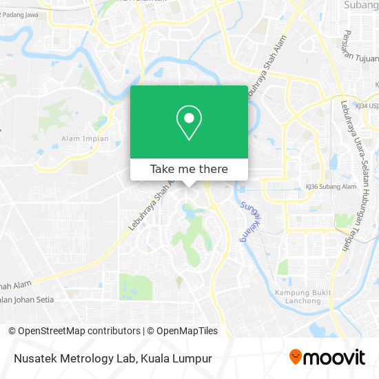 Nusatek Metrology Lab map