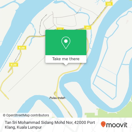 Tan Sri Mohammad Sidang Mohd Nor, 42000 Port Klang map