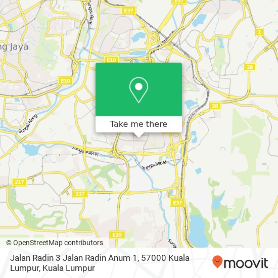 Jalan Radin 3 Jalan Radin Anum 1, 57000 Kuala Lumpur map