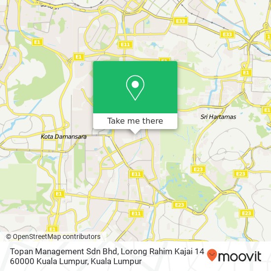 Topan Management Sdn Bhd, Lorong Rahim Kajai 14 60000 Kuala Lumpur map