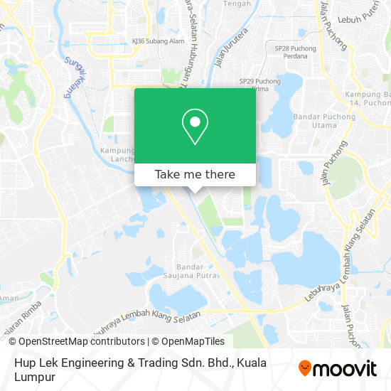 Hup Lek Engineering & Trading Sdn. Bhd. map