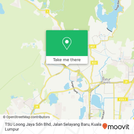 TSU Loong Jaya Sdn Bhd, Jalan Selayang Baru map