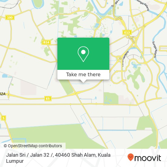 Peta Jalan Sri / Jalan 32 /, 40460 Shah Alam
