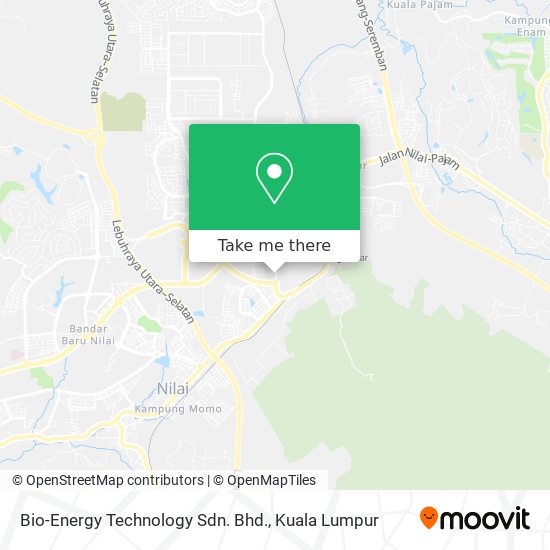 Bio-Energy Technology Sdn. Bhd. map