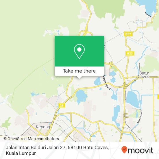 Jalan Intan Baiduri Jalan 27, 68100 Batu Caves map