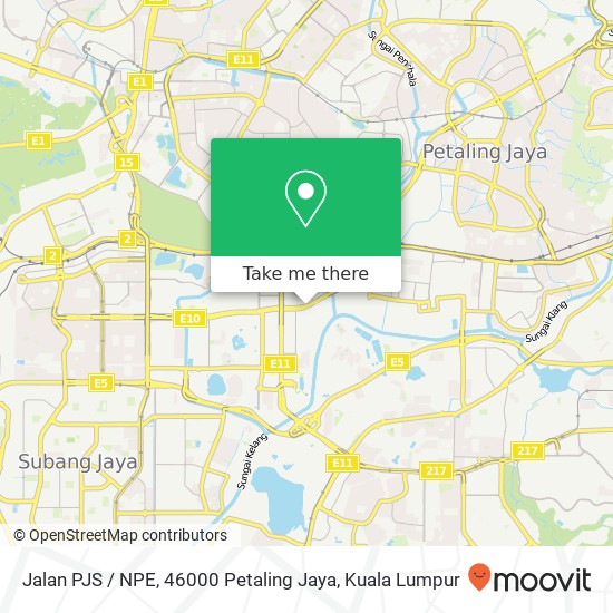Jalan PJS / NPE, 46000 Petaling Jaya map