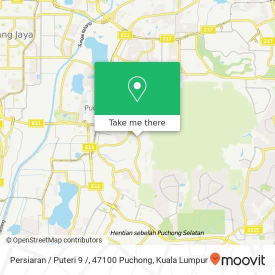 Persiaran / Puteri 9 /, 47100 Puchong map