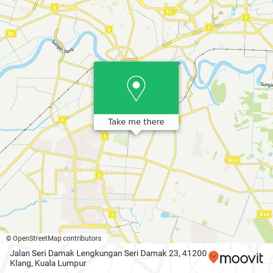 Jalan Seri Damak Lengkungan Seri Damak 23, 41200 Klang map