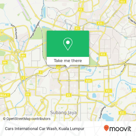 Cars International Car Wash map