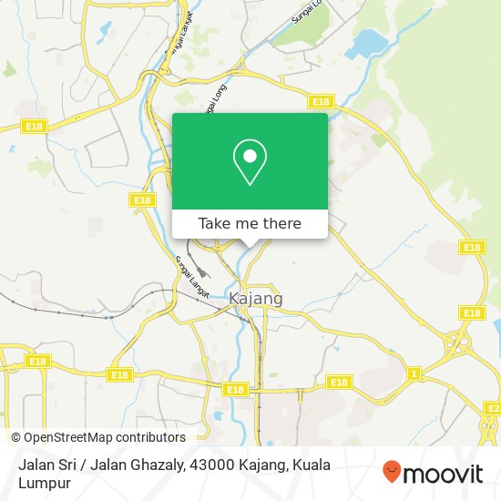 Jalan Sri / Jalan Ghazaly, 43000 Kajang map