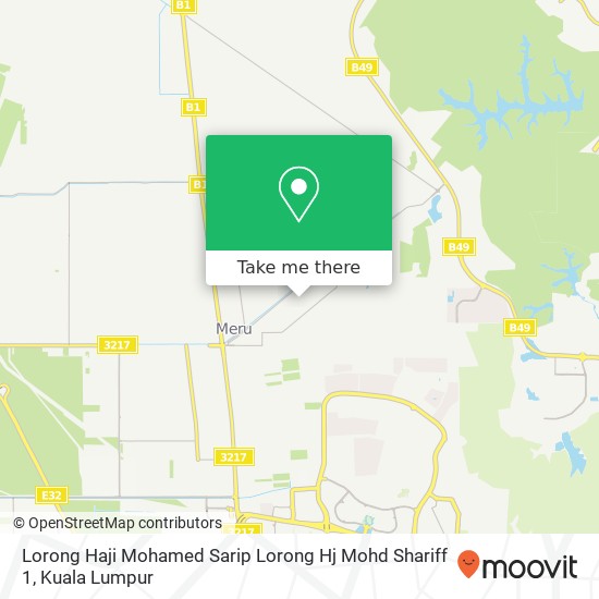 Peta Lorong Haji Mohamed Sarip Lorong Hj Mohd Shariff 1, 41050 Kapar