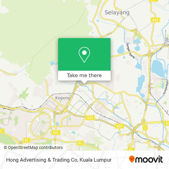 Hong Advertising & Trading Co map