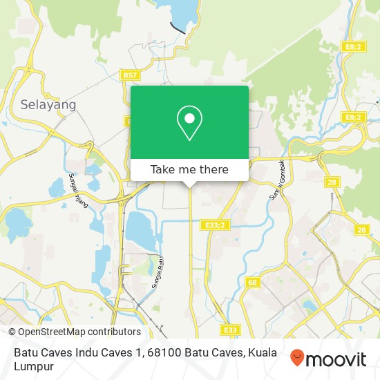 Batu Caves Indu Caves 1, 68100 Batu Caves map
