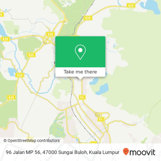 Peta 96 Jalan MP 56, 47000 Sungai Buloh