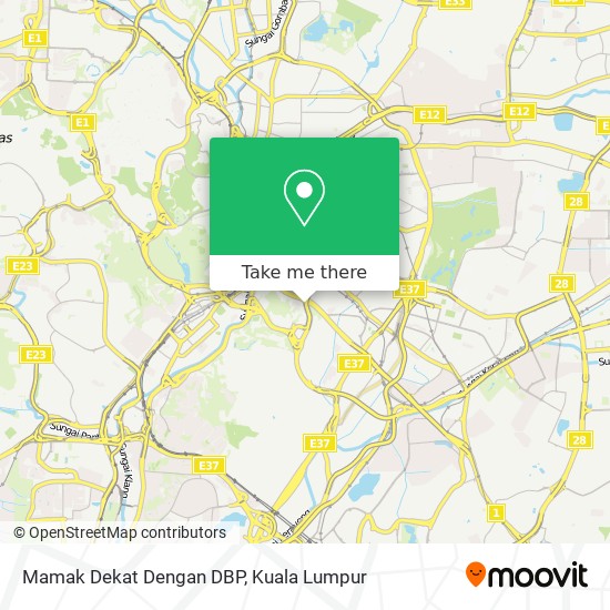 Mamak Dekat Dengan DBP map