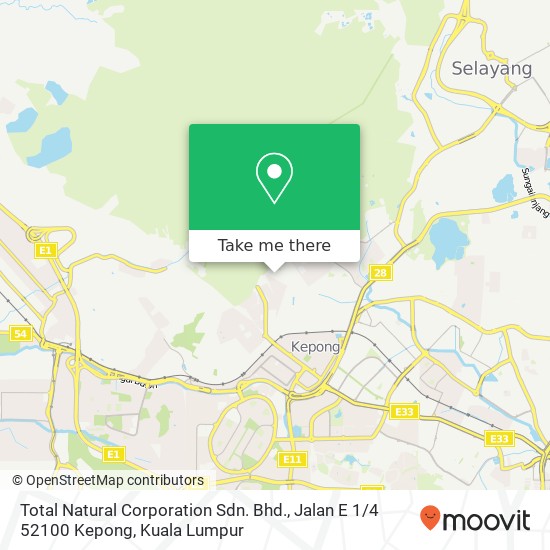 Peta Total Natural Corporation Sdn. Bhd., Jalan E 1 / 4 52100 Kepong