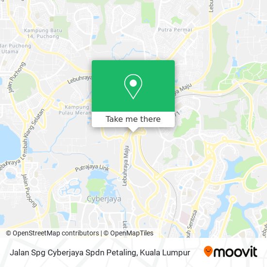 Peta Jalan Spg Cyberjaya Spdn Petaling