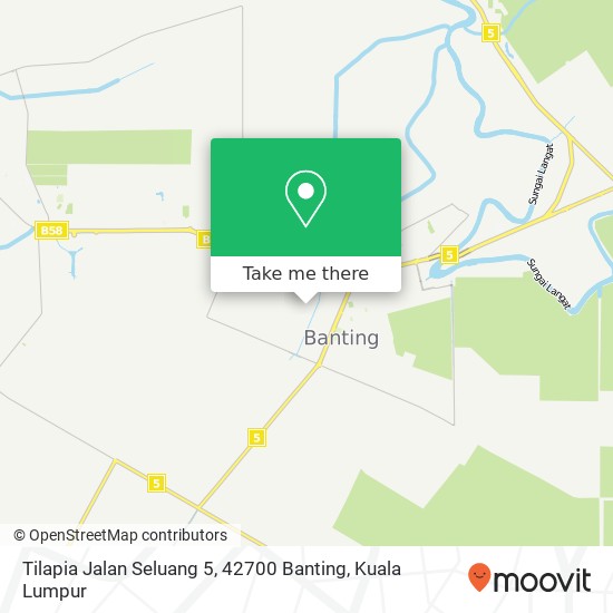 Peta Tilapia Jalan Seluang 5, 42700 Banting