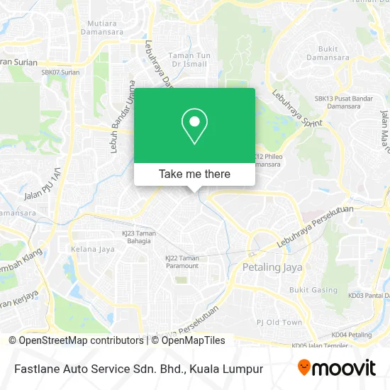 Fastlane Auto Service Sdn. Bhd. map