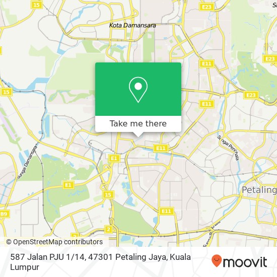 587 Jalan PJU 1 / 14, 47301 Petaling Jaya map