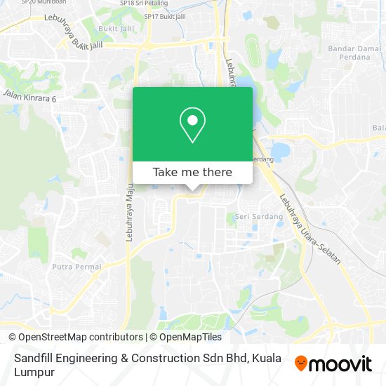 Peta Sandfill Engineering & Construction Sdn Bhd