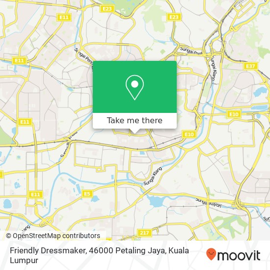 Friendly Dressmaker, 46000 Petaling Jaya map