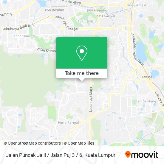 Jalan Puncak Jalil / Jalan Puj 3 / 6 map