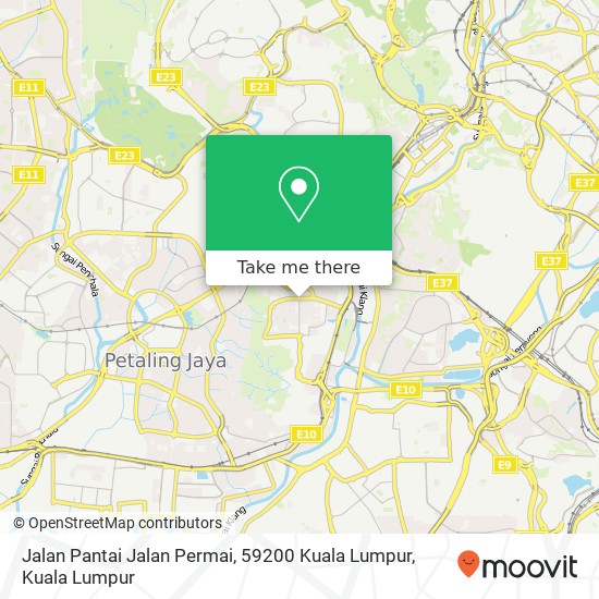 Jalan Pantai Jalan Permai, 59200 Kuala Lumpur map