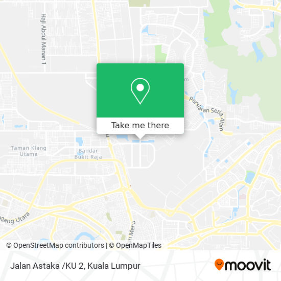Jalan Astaka /KU 2 map