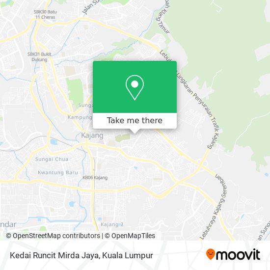 Peta Kedai Runcit Mirda Jaya