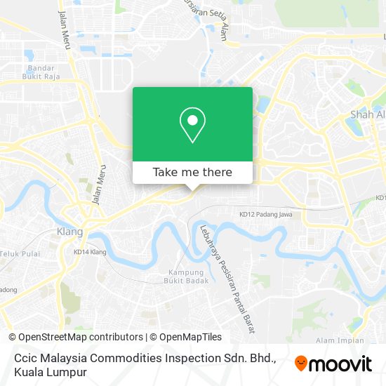 Ccic Malaysia Commodities Inspection Sdn. Bhd. map