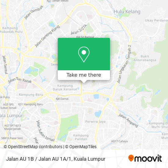 Jalan AU 1B / Jalan AU 1A/1 map