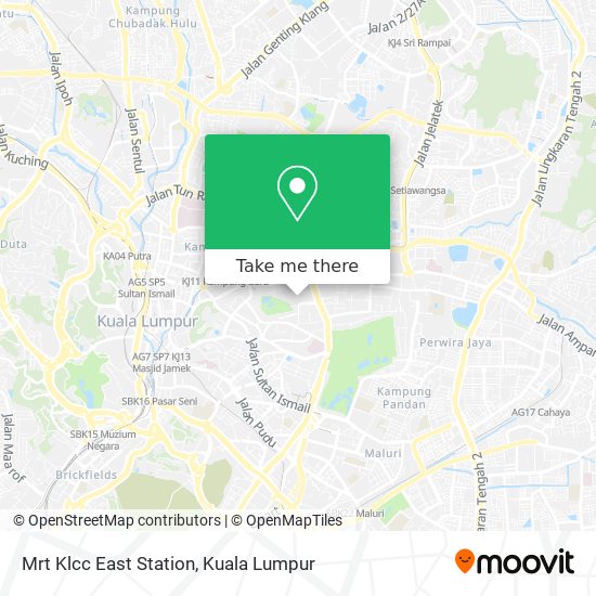 Mrt Klcc East Station map