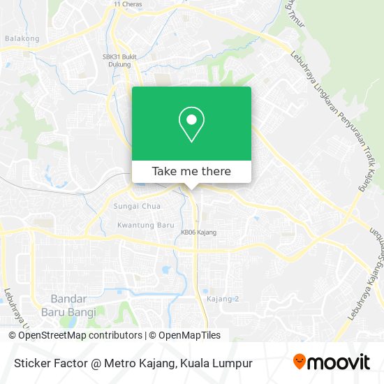Sticker Factor @ Metro Kajang map